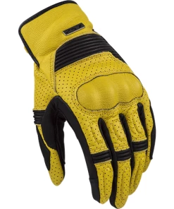 Buy 🎁 LS2 Duster Short Leather Gloves Mustard/Black 🤩