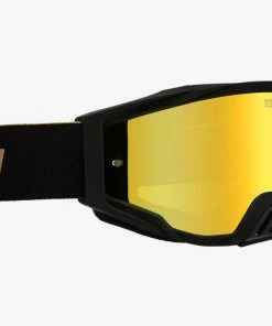 Best deal 🎁 Spy Foundation Plus Jeremy Mcgrath HD Goggles Black With Gold Spectra Mirror AFP ✨